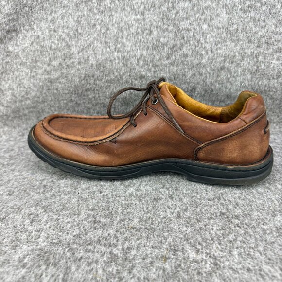 ✅Mens 9/9.5 Timberland Brown Leather Oxford Shoes Moc-Toe Comfort System✅Peeling - Picture 12 of 14